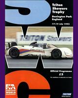 Programme Cover - Sportscar World Championship Donington 1992