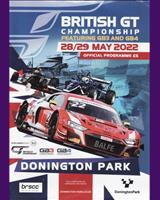 Programme Cover - British GT Championship Donington 2022