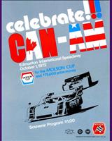 Programme Cover - Can-Am Edmonton 1972