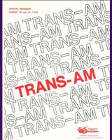 Programme Cover - Trans-Am Edmonton 1973