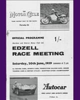 Programme Cover - ADMC Edzell [Racing] 1959