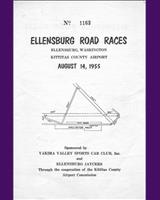 Programme Cover - YVSCC Ellensburg - Production under 1500 cc 1955