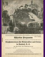 Programme Cover - Gmünd - Finale 1953