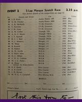 Entry List - BARC Goodwood [Marque] 1964