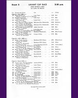 Entry List - Goodwood International - Lavant Cup 1965