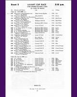 Entry List - Goodwood International - Lavant Cup 1966