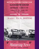 Programme Cover - BARC Goodwood 1966