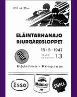 Programme Cover - Eläintarhanajo 1947