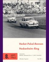 Programme Cover - DARM GT Hockenheim 1963