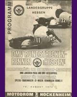 Programme Cover - Hockenheim [GT] 1972