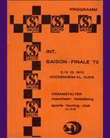 Programme Cover - Hockenheim Finale [S/GT] 1972