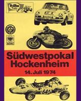 Programme Cover - European GT Championship Hockenheim 1974