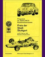Programme Cover - Stuttgart Preis Hockenheim 1975