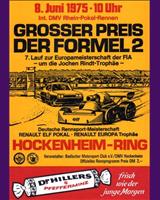 Programme Cover - DRM Hockenheim Rhein-Pokal 1975