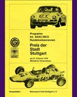 Programme Cover - Stuttgart Preis Hockenheim 1976