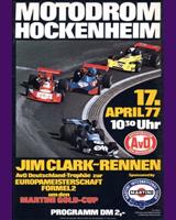 Programme Cover - DARM Hockenheim Jim Clark 1977