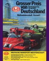 Programme Cover - DRM Hockenheim Grand Prix 1977