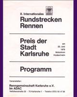 Programme Cover - Karlsruhe Hockenheim [T/GT/Gr.5] 1979