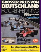 Programme Cover - GP Hockenheim 1979