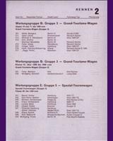 Entry List - DARM Hohn [GT1.6/TS1.3] 1969