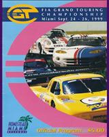 Programme Cover - FIA GT Championship Homestead 1999