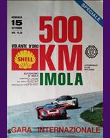 Programme Cover - Imola 500 Kilometres 1968