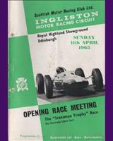 Programme Cover - SMRC Ingliston [GT+1.2/R2] 1965