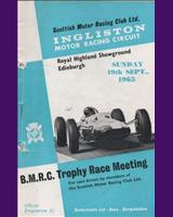 Programme Cover - SMRC Ingliston [BMRC Trophy Handicap] 1965