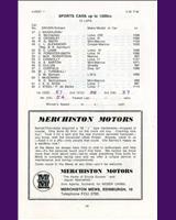 Entry List - SMRC Ingliston [S/Special GT1.2] 1966