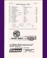 Entry List - SMRC Ingliston [S1.2] 1966