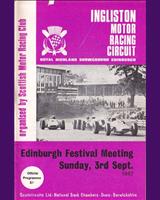 Programme Cover - SMRC Ingliston [S/Special GT1.2] 1967