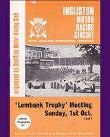 Programme Cover - SMRC Ingliston [Special GT] 1967