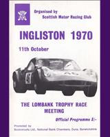 Programme Cover - SMRC Ingliston [Special GT] 1970