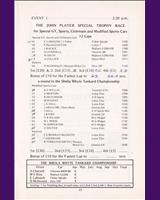 Entry List - SMRC Ingliston [Special GT] 1972