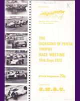 Programme Cover - SMRC Ingliston [Special GT] 1973
