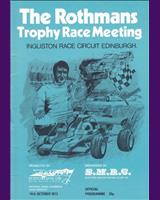 Programme Cover - SMRC Ingliston [Special GT] 1973