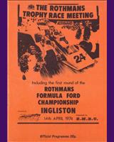 Programme Cover - SMRC Ingliston [Special GT] 1974