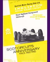 Programme Cover - SMRC Ingliston [Special GT] 1974