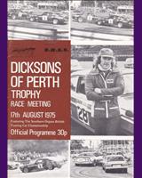 Programme Cover - SMRC Ingliston [Special GT] 1975