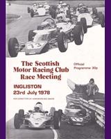 Programme Cover - SMRC Ingliston [F2000/Sports] 1978