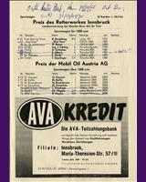 Entry List - Preis von Tirol [Sports] 1961