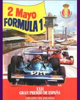 Programme Cover - GP Spain 1976