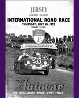 Programme Cover - Jersey International 1952