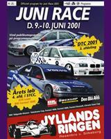 Programme Cover - SM GTR Jyllandsringen 2001