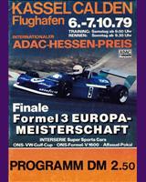 Programme Cover - Interserie Kassel-Calden [Div. II] 1979
