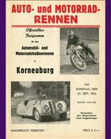 Programme Cover - Korneuburg 1953