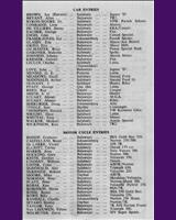 Entry List - Kumalo 1959