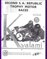 Programme Cover - Kyalami South African Festival - Grand Touring 1963