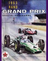 Programme Cover - Rand Grand Prix Kyalami 1963