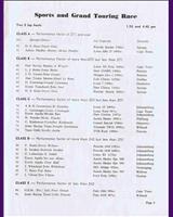 Entry List - South African Sports Car Championship Kyalami Rand Autumn Trophy 1964